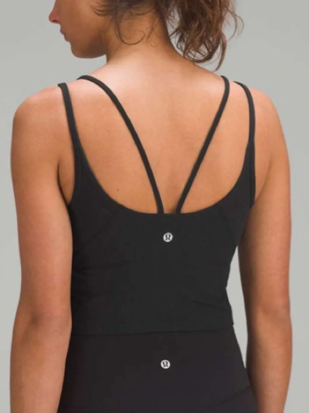 Lululemon Align Strappy Ribbed Tank Top Black 4